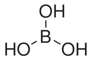 Химическая формула борной кислоты
