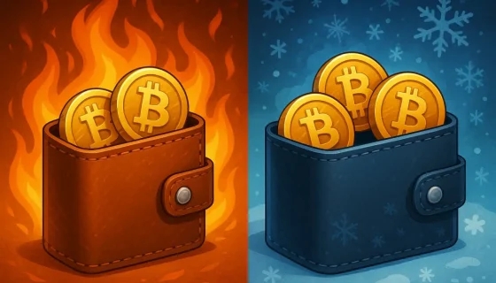 Горячий vs холодный кошелёк: в чём разница и что выбрать?